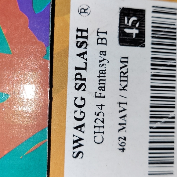 New California Swagg Splash sneakers...Red/Blue size 12 - Picture 12 of 13